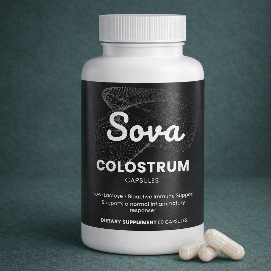 Sova Gentle Colostrum Capsules- For dairy sensitivity